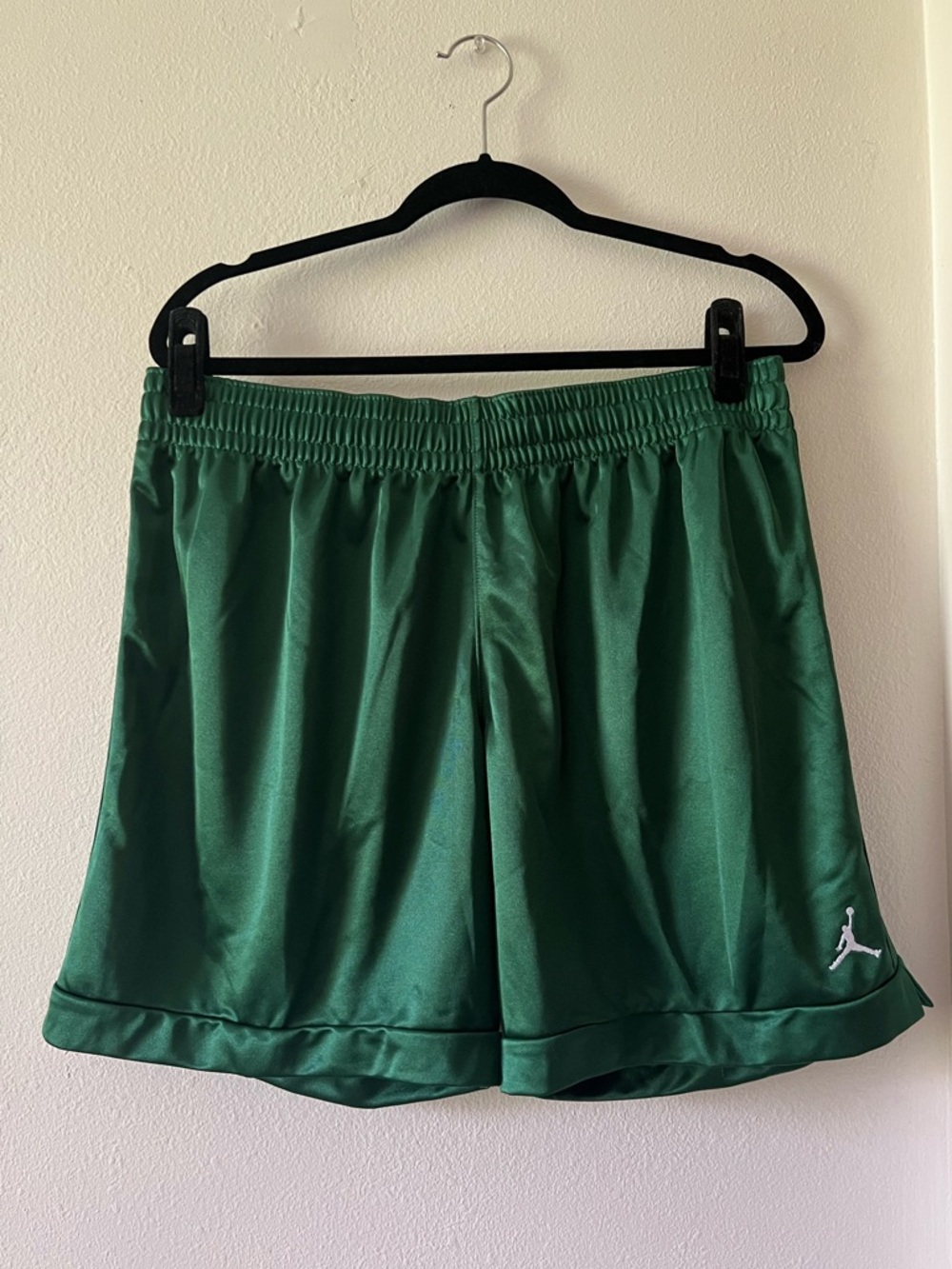Nike Women's Air Jordan Jumpman Green Basketball Shorts Size XL